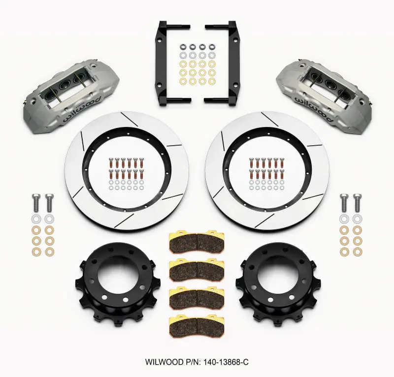 Wilwood Tx6r Rear Kit 15.50In Clear Ano 2005-2012 Ford F250/F350 4Wd - 140-13868-C 1