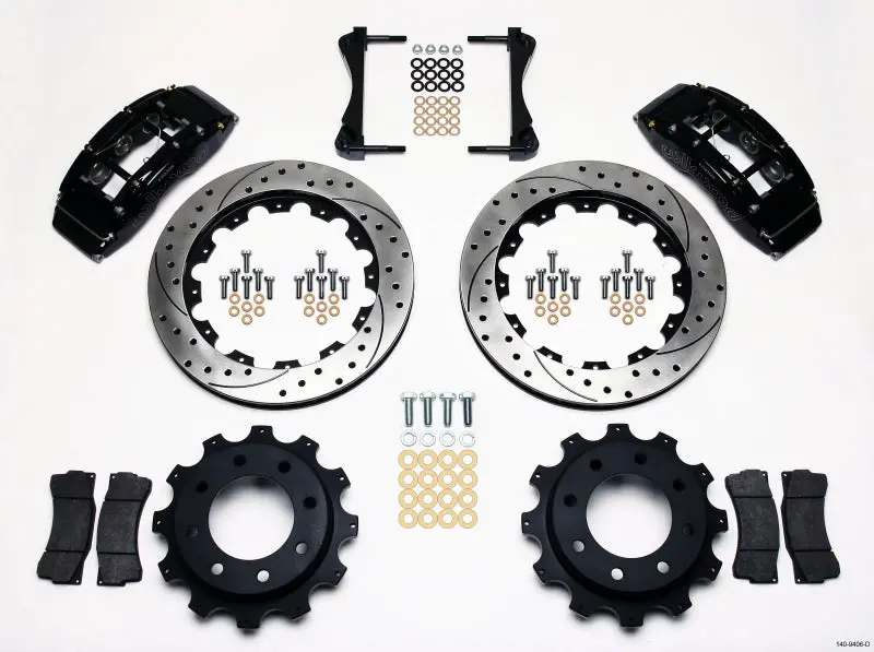 Wilwood Tc6r Rear Kit 16.00In Drilled 1999-2010 Gm Trk 2500 Hd 4.84 Cntr - 140-9406-D 1