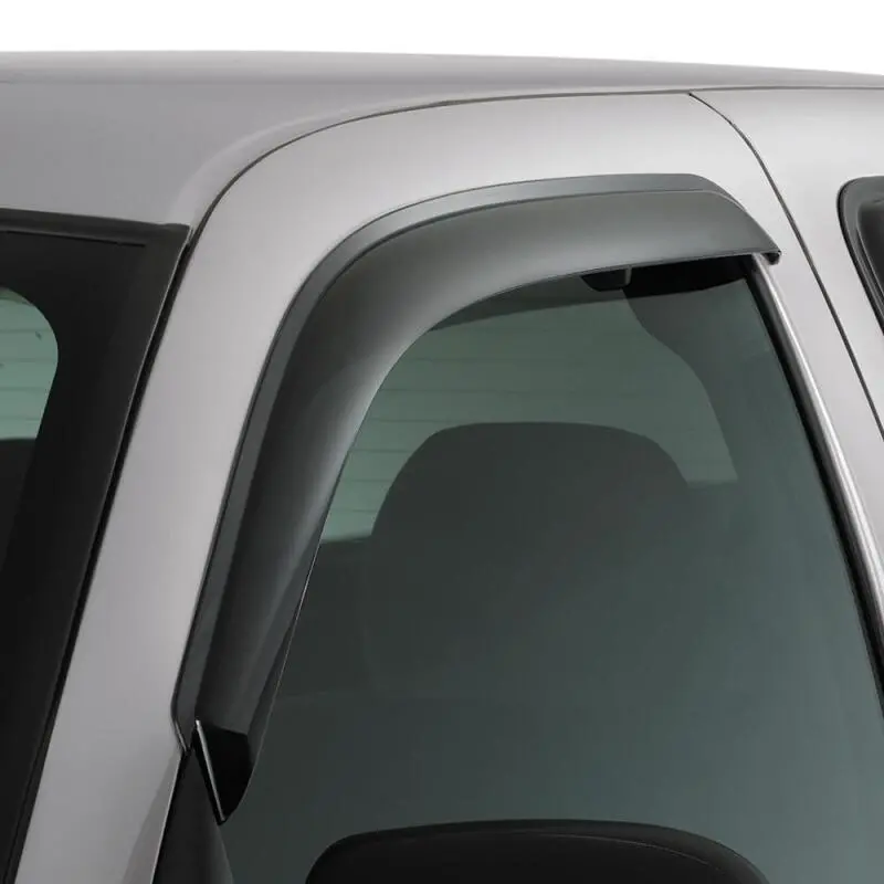 Avs 09-14 Ford F-150 Standard Cab Ventvisor Outside Mount Window Deflectors 2Pc - Smoke 1
