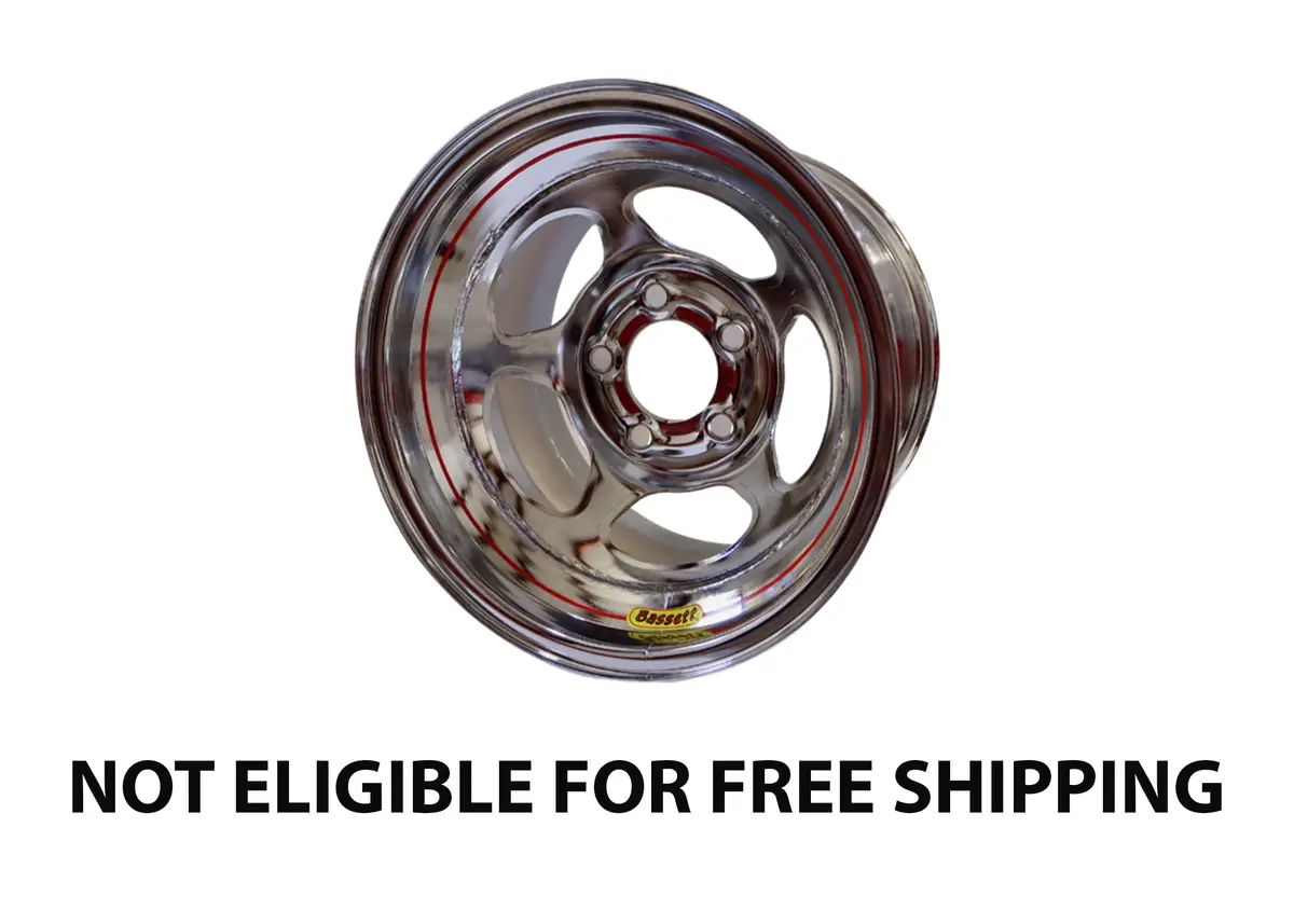 15X10 Inertia Adv 5-Bolt Wheel, 5" Offset, Chrome 1