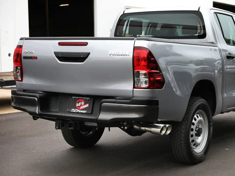 Afe 15-26 Toyota Hilux L4-2.4/2.8L (Td) Vulcan Series 3In Ss Rear-Side Exit Exhaust W/ Polished Tip 2