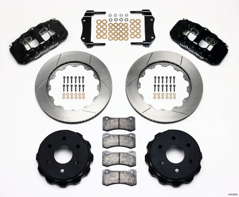 Wilwood Aero4 Reartruck Kit 14.25In 1999-2010 Gm 1500-Suv 2 Piston Oe Caliper - 140-9838 1