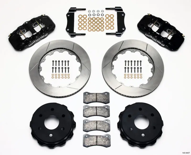 Wilwood Aero4 Reartruck Kit 14.25In 1999-2010 Gm 1500-Suv 1 Piston Oe Caliper - 140-9407 1