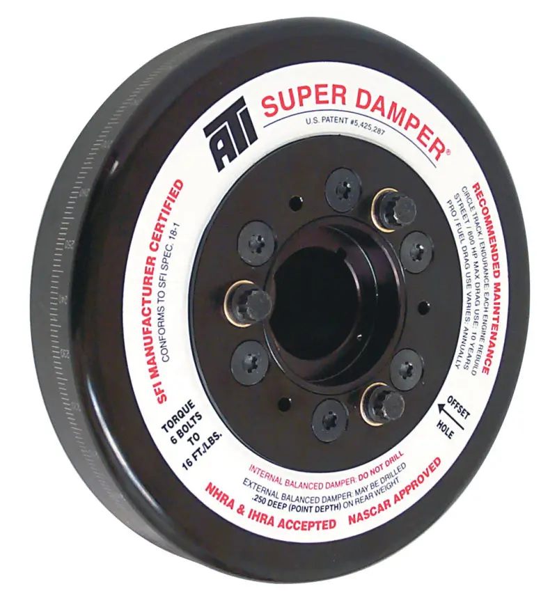 Ati Damper - 8.074In - Steel - Chevy Bb - 3 Ring - 1Pc 1