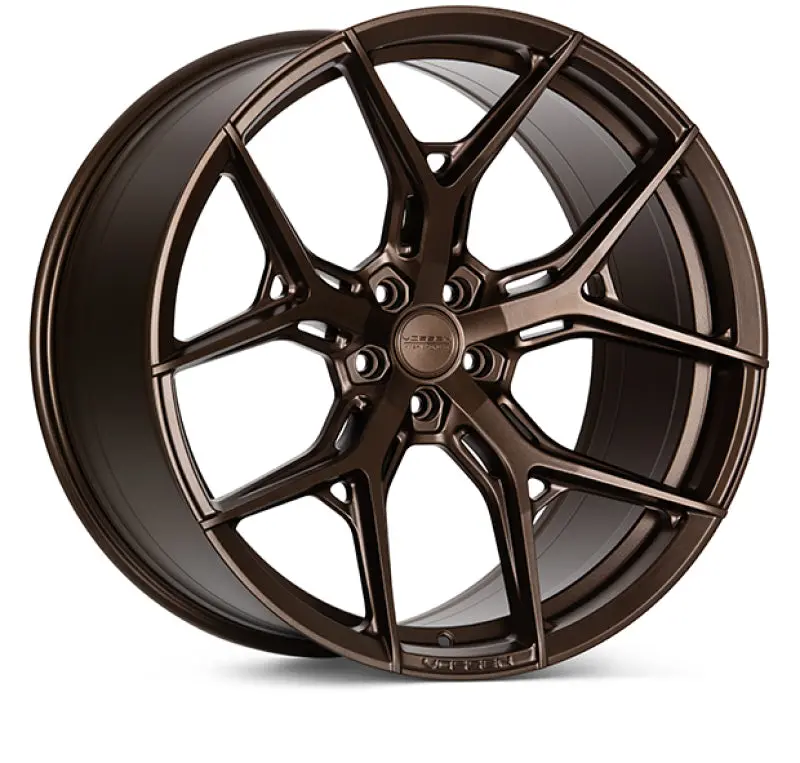 Vossen Hf-5 22X11 / 5X112 / Et35 / Deep Face / 66.56 - Satin Bronze Wheel 1