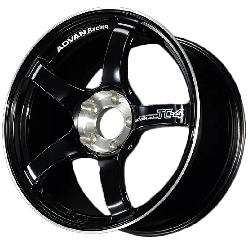 Advan Tc4 Se 18X9.5 +45 5-120 Racing Gloss Black & Diamond Cut Wheel 1