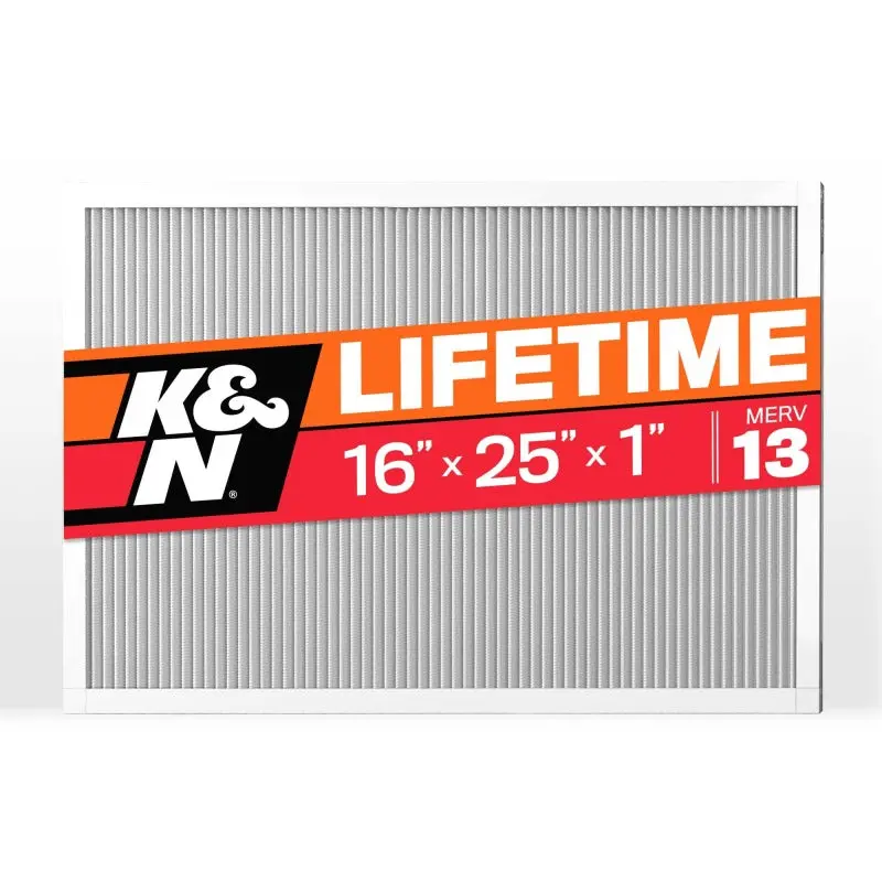 K&N Hvac Filter 16 X 25 X 1 Merv 13 1