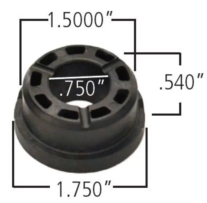 Ridetech Delrin Control Arm Single Bushing (1.5In Large Od / .750 Id / .785In Oal) 1