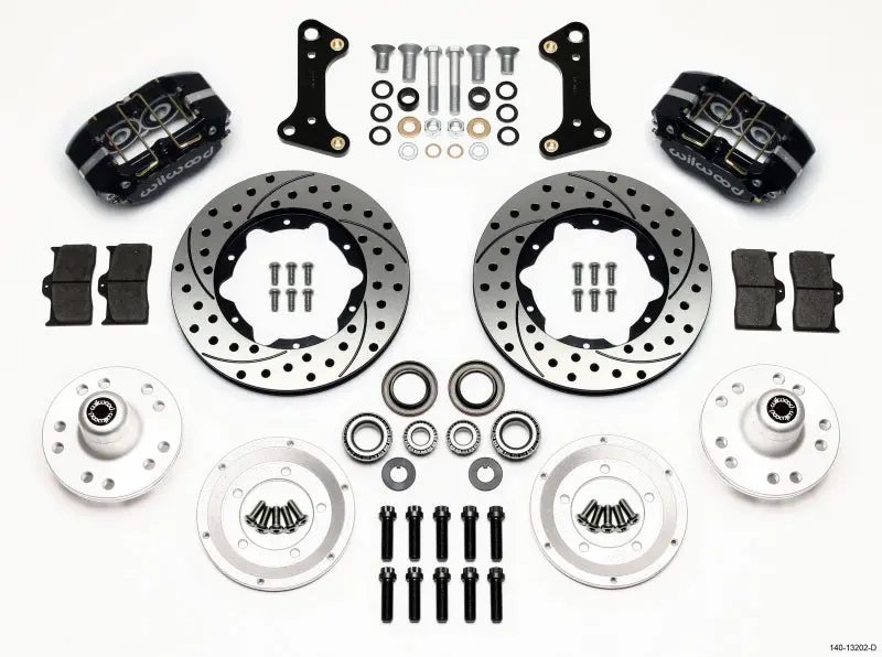 Wilwood Dynapro Dust-Boot Front Kit 11.00In Drilled 67-69 Camaro 64-72 Nova Chevelle - 140-13202-D 1