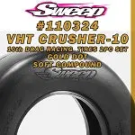 Sweep Drag Tire Vht Crusher-10 Gold (Soft) 110324 1