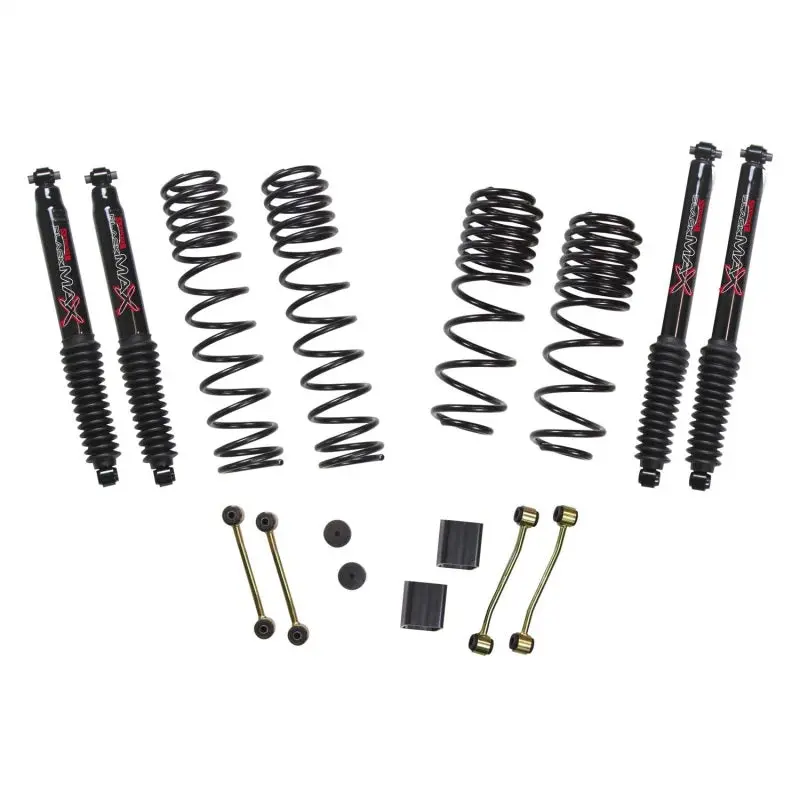 Skyjacker 21-23 Jeep Wrangler 4Xe (Jl) 4 Door Long Travel 2.5In Coil System W/ Black Max Shocks 1