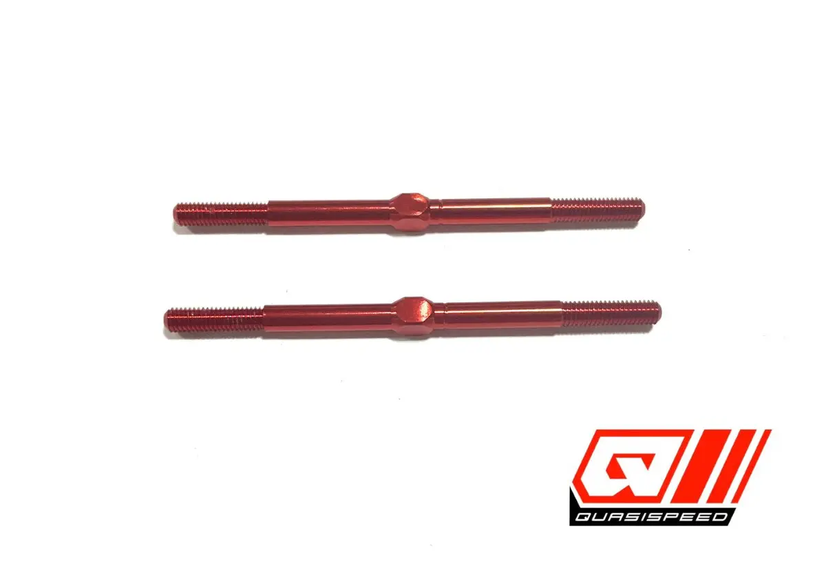 Aluminum Turnbuckle 2.25 (57Mm) Red 1