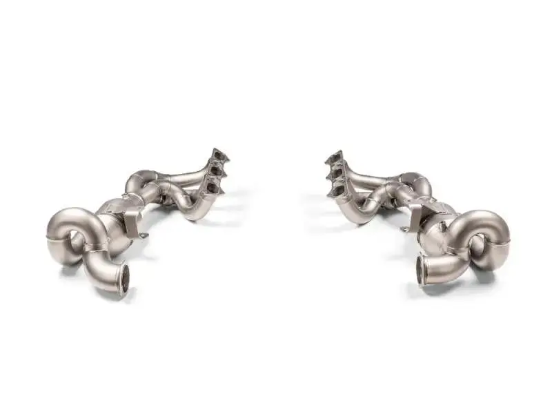 Akrapovic Titanium Evolution Header Set Porsche 992 Gt3 (2021+) 1