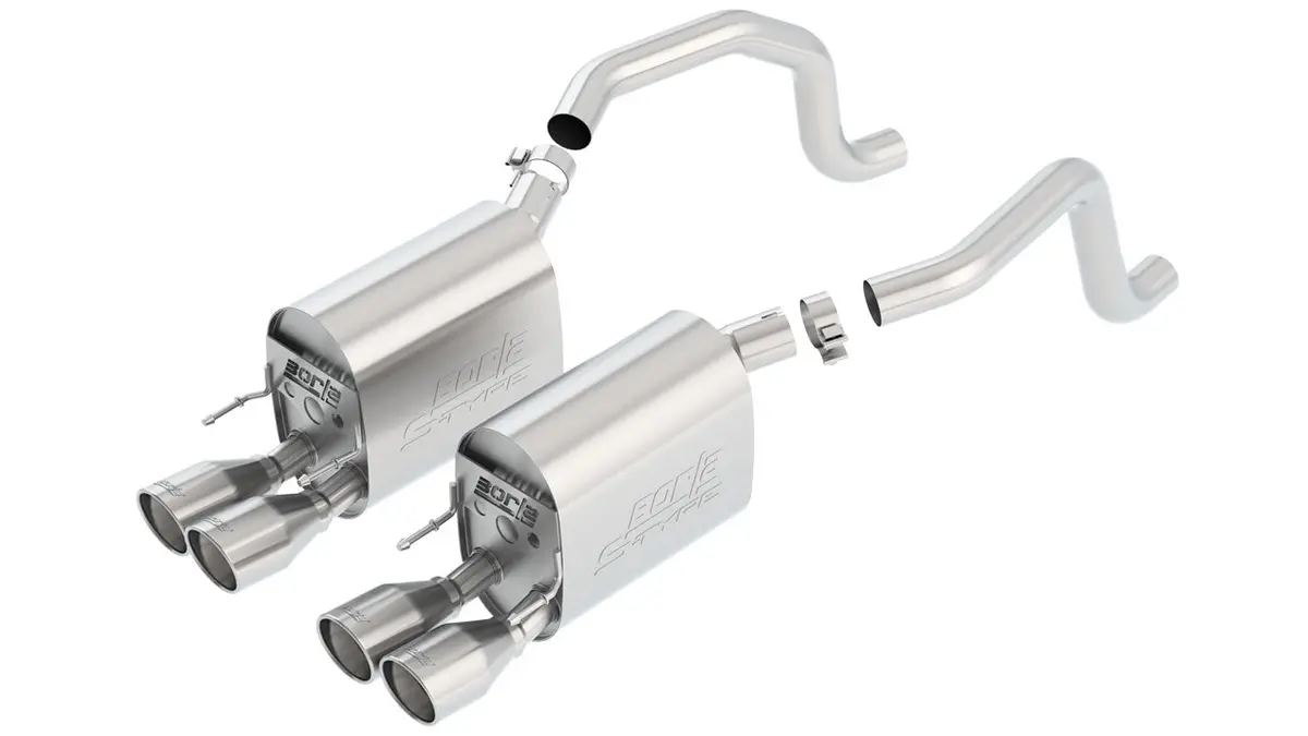 Borla S-Type Ii Axle Back Exhaust C6 Corvette (2009-2013) 1