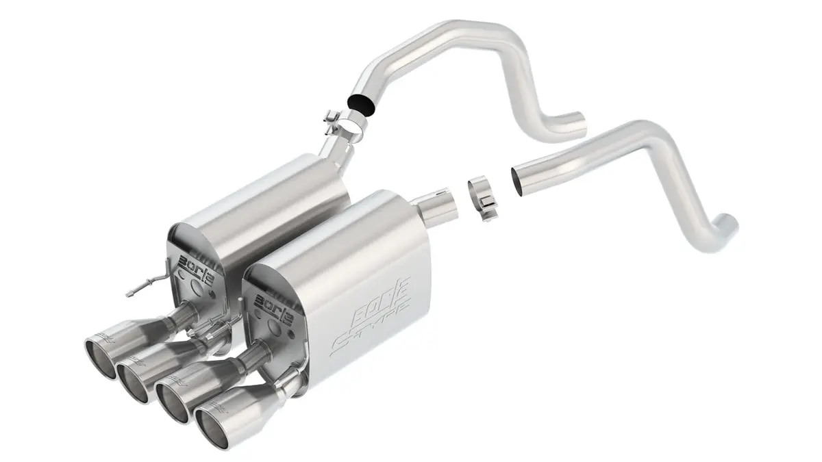 Borla S-Type Ii Axle Back Exhaust C6 Corvette (2005-2008) 1