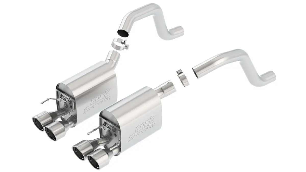 Borla S-Type Ii Axle Back Exhaust C6 Corvette Z06 / Zr1 (2006-2013) 1