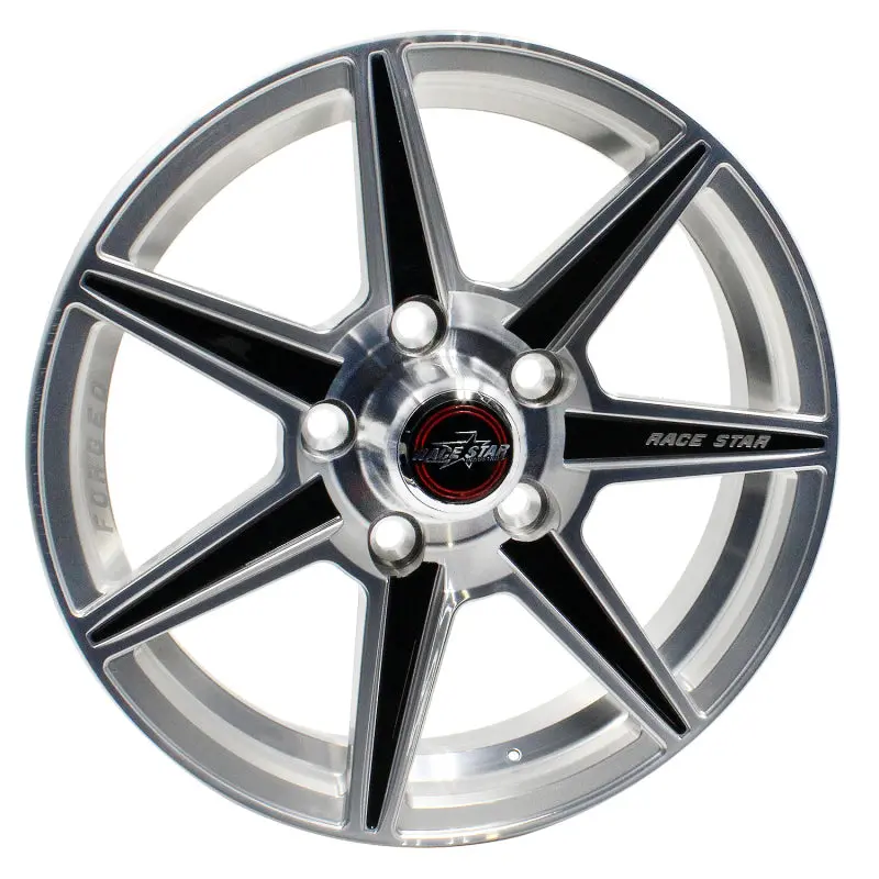 Race Star 72 Valstar 15X3.75 / 5X4.50Bc / 1.75Bs / 3.072In Cb / Machined W/Black Accents Wheel 1
