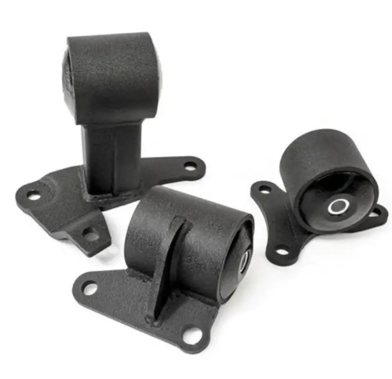 Innovative 92-96 Prelude F-Series/H-Series Black Steel Mounts 95A Bushings 1