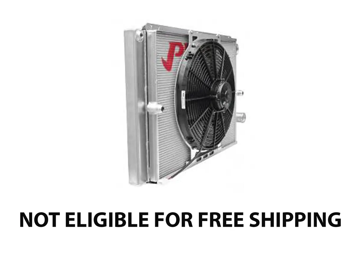 Late Model Radiator With Full Surface Oil Cooler Stack Package 28" X 19"  W- 16" Fan - Gm 1