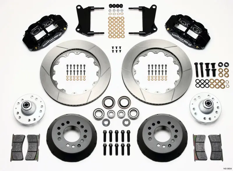Wilwood Narrow Superlite 6R Front Hub Kit 14.00In 67-69 Camaro 64-72 Nova Chevelle - 140-9804 1