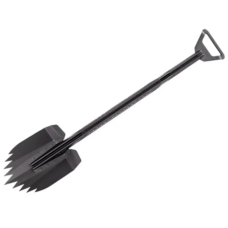 Go Rhino Xventure Gear Sharktooth Stackable Shovel - Textured Black 1