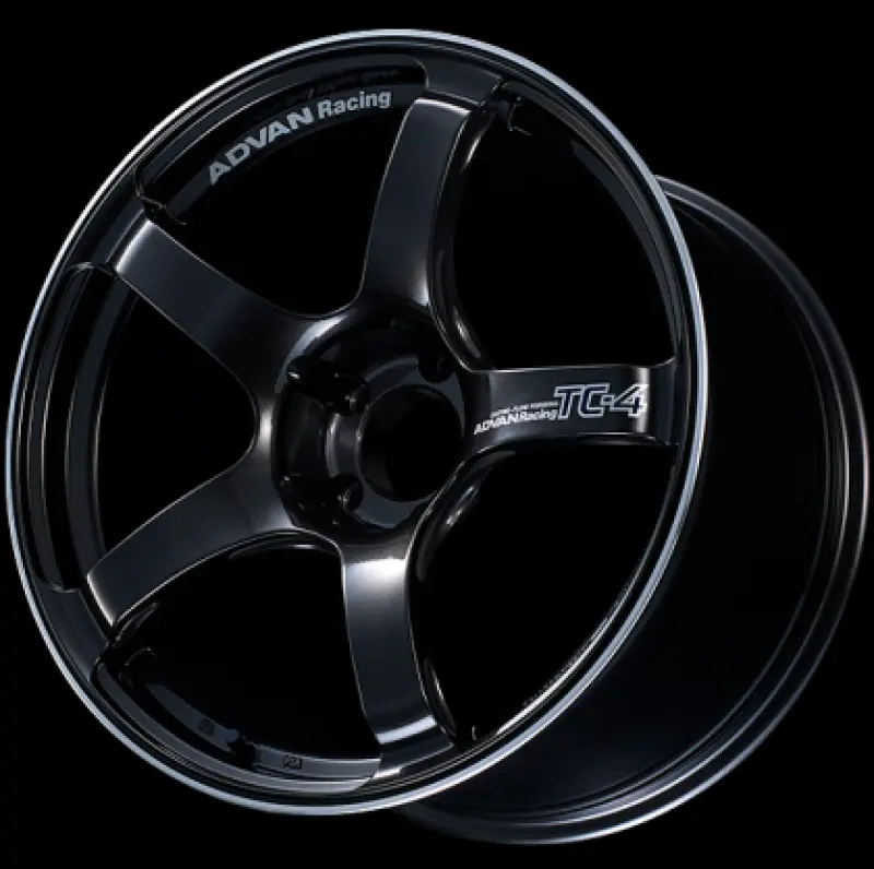 Advan Tc4 16X8 +35 5-114.3 73Mm Bore Black Gunmetallic And Ring Wheel 1
