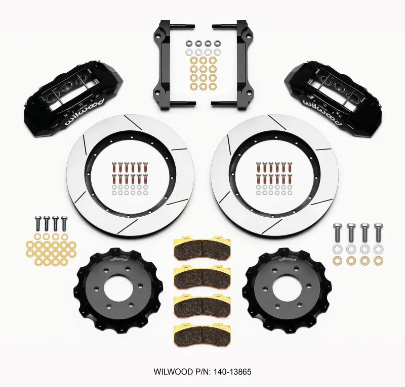 Wilwood Tx6r Front Kit 15.50In Black 2010-Up Ford F150 (6 Lug) - 140-13865 1