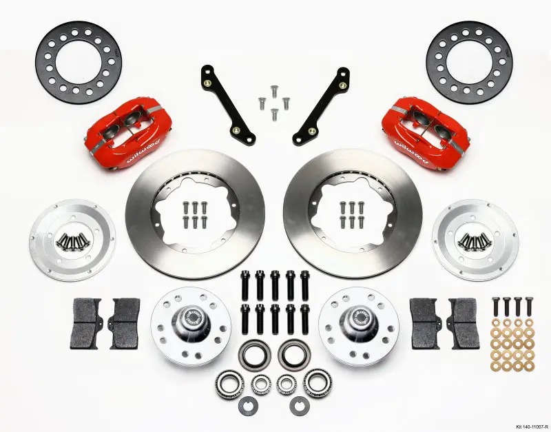 Wilwood Forged Dynalite Front Kit 11.00In Red 70-78 Camaro - 140-11007-R 1