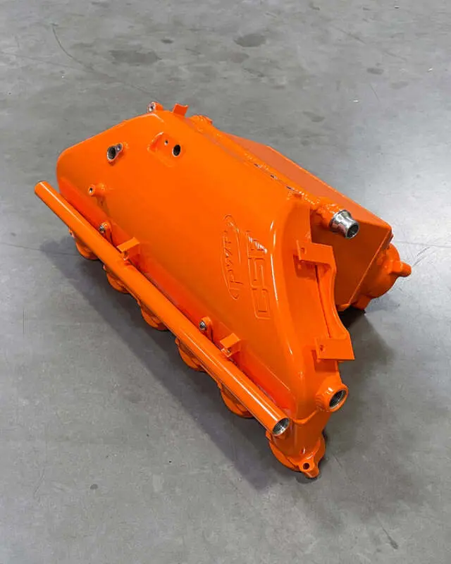 Csf Bmw M2/M3/M4 S58 (G8x) Charge-Air Cooler Manifold - Kyalami Orange 1