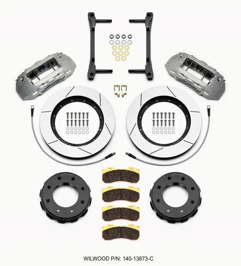 Wilwood Tx6r Front Kit 15.00In Clear Ano 2011-2015 Gm Truck/Suv 2500 - 140-13873-C 1