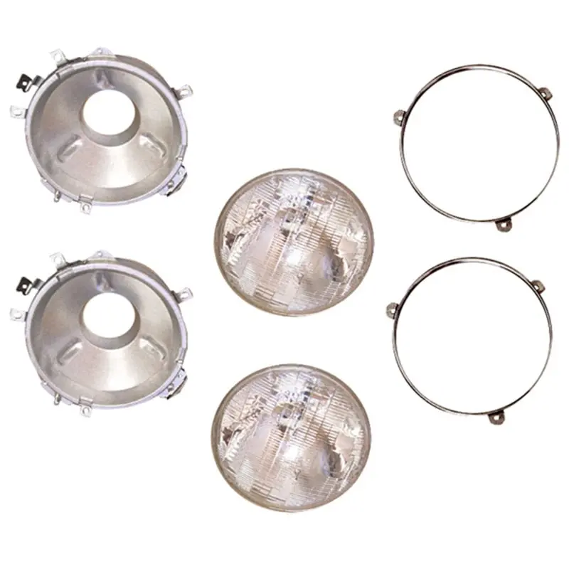 Omix Headlight Assemblies 72-86 Jeep Cj Models 1