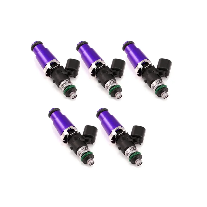 Injector Dynamics 1700Cc Injectors - 60Mm Length - 14Mm Purple Top - 14Mm Lower O-Ring (Set Of 5) 1