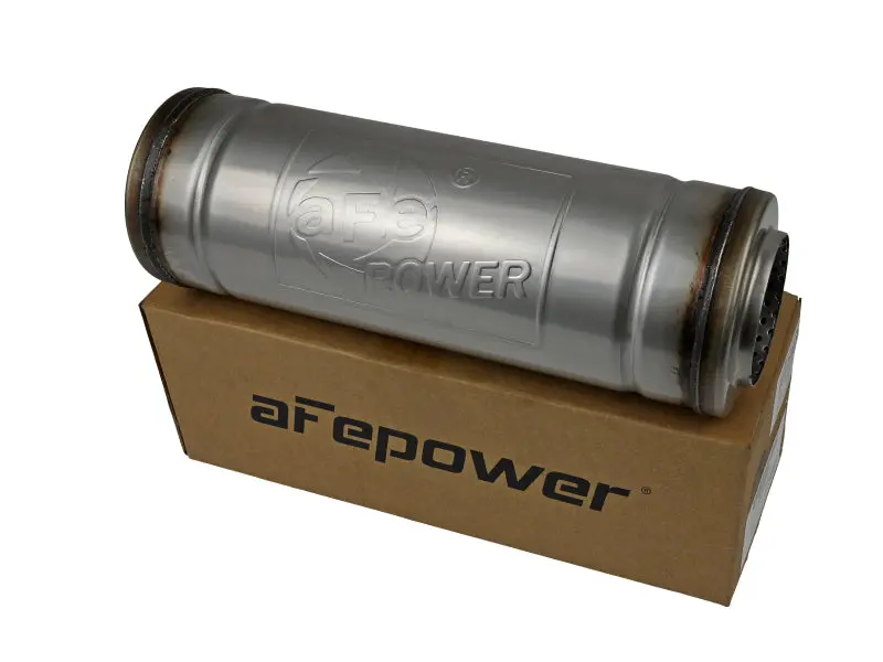 Afe Mach Force-Xp Muffler 3 In Id Center/Center X 5 In Dia. X 14 In L - Round Body 1