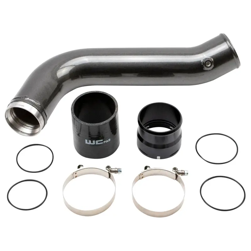 Wehrli 20-25 Chevrolet 6.6L L5p Duramax Passenger Side 3.5In Intercooler Pipe - Flat Black 1