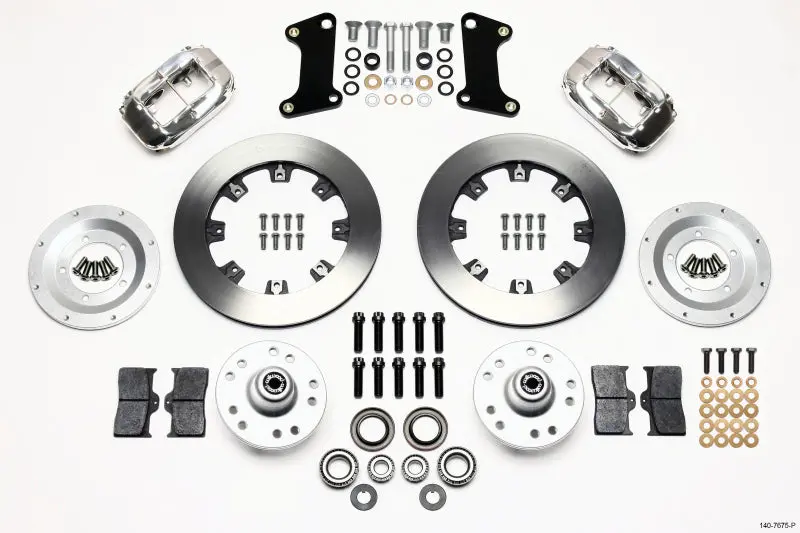 Wilwood Forged Dynalite Front Kit 12.19In Polished 67-69 Camaro 64-72 Nova Chevelle - 140-7675-P 1
