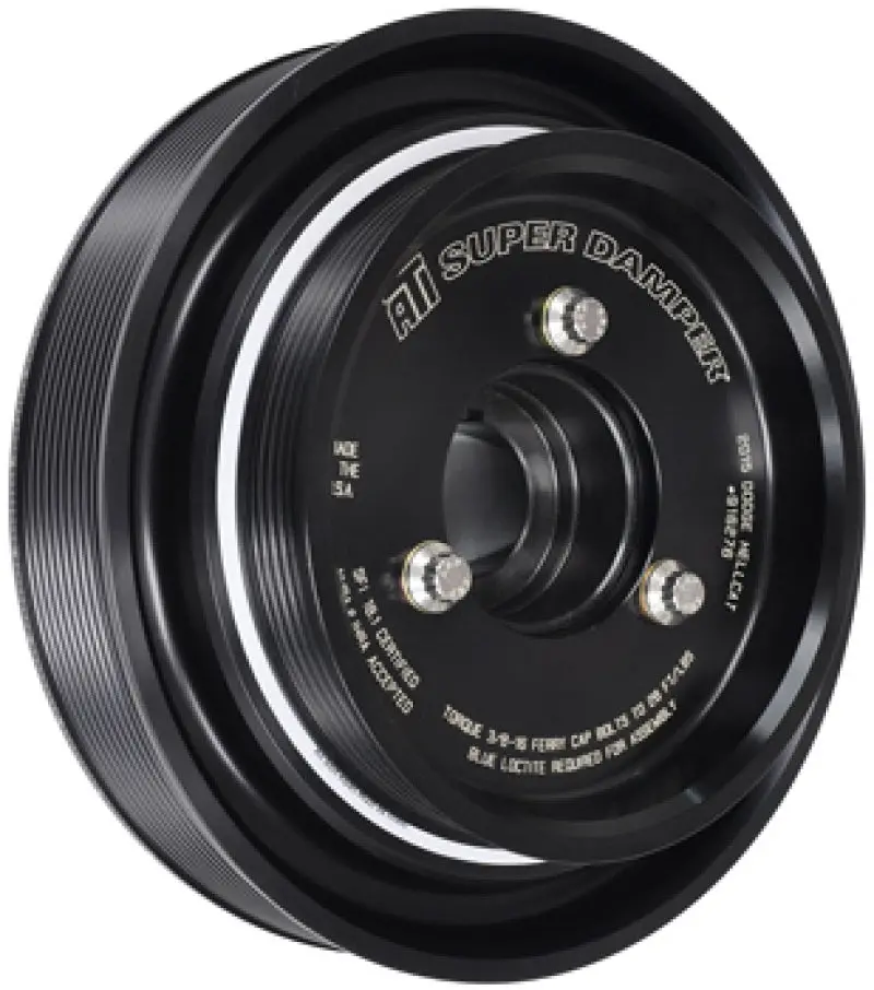 Ati Damper - 8.184In - Alum - 6/10 Grv - 2015+ Dodge Hellcat - 6.2L - Oem Drive Sizes - 3 Ring 1