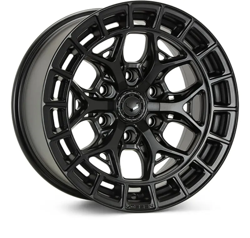 Vossen Hfx-6 22X12 - 6X139.7 - Et-44 - Ultra Deep - 106.1 - Satin Black Wheel 1