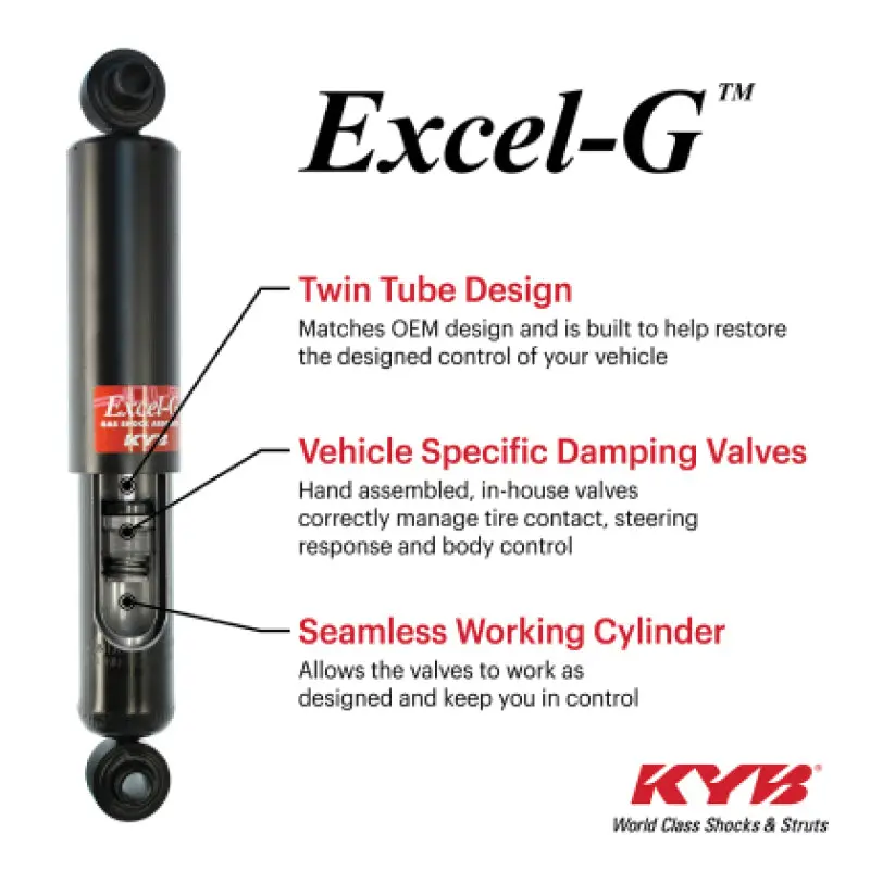 Kyb 20-22 Hyundai Sonata (Exc. Hybrid & N Line) / 21-24 Kia K5 (Awd) Excel-G Shock - Rear 1