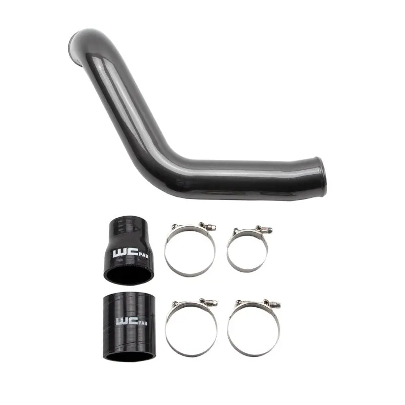Wehrli 04.5-05 Chevrolet Lly Duramax Passenger Side 3In Intercooler Pipe - Kiwi Green 1