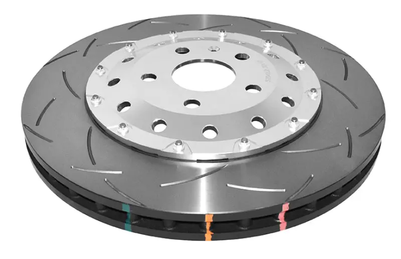 Dba 12-13 Audi Tt Quattro Rs (370Mm Front Rotor) Front 5000 Series Slotted Rotor W/Sliver Hat 1