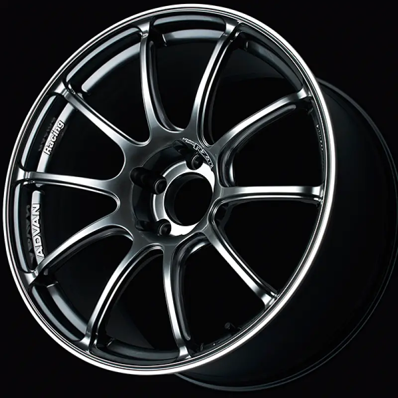 Advan Rzii 16X7.0 / +48 Offset / 4-100 / 63Mm Bore / Racing Hyper Black & Ring 1