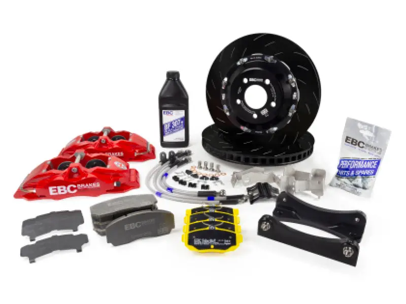 Ebc Racing 12-21 Bmw M240i F22 3.0T Red Apollo-6 Calipers 355Mm Rotors Front Big Brake Kit 1