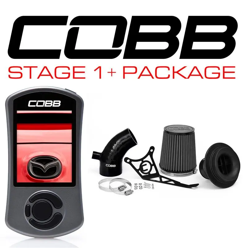 Cobb 06-07 Mazdaspeed6 Stage 1+ Power Package - Black 1