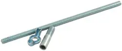 Carb Stud W-Adapter 1/4-20 X 6" 1