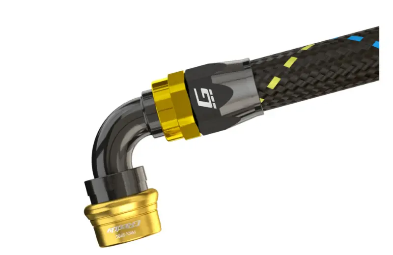 Greddy Pro/Spec An06 90 Degree Quick Release Hose End(S) Black/Gold 1