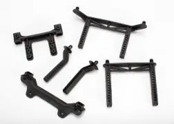 Body Mounts, Front & Rear/ Body Mount Posts, Front & Rear (Adjustable)/ 2.5X18mm Screw Pins (4) 1