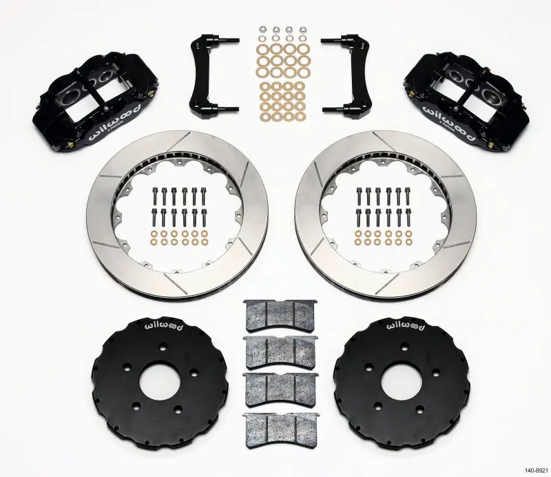 Wilwood Narrow Superlite 6R Front Hat Kit 13.06In 2005-Up Corvette C6 - 140-8921 1