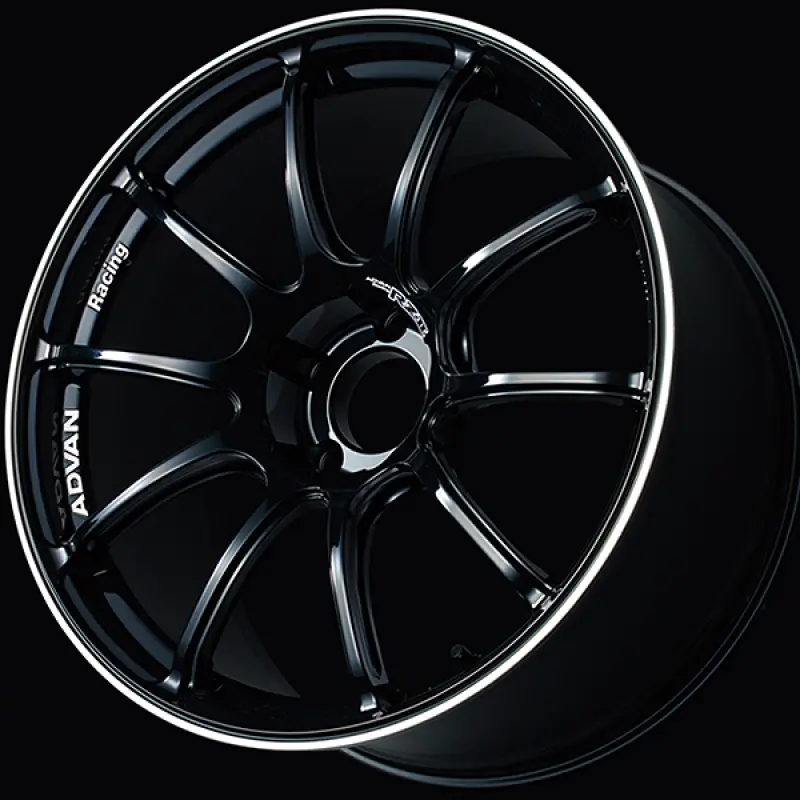 Advan Rzii 16X7.0 / +48 Offset / 4-100 / 63Mm Bore / Racing Gloss Black & Ring 1