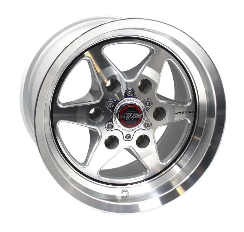 Race Star 93 Truck Star 15X10 / 6X5.50 Bc / 6.63 Bs / 28 Offset / 78.10 Bore / Silver/Machined Wheel 1