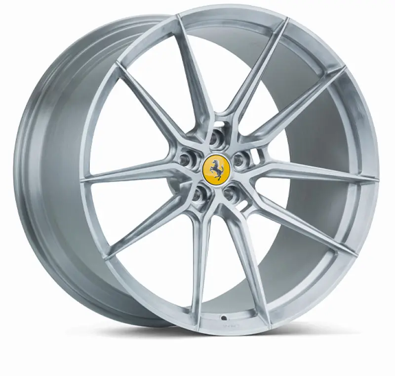 Vossen X Novitec Nf9 22X9.5 Et:34 Brushed - Gloss Clear Ferrari Purosangue Front Wheel 1